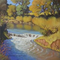 Oil on Stretched CanvasSize: (254x254x18)mmFrame: (350x350x35)mmSOLD 2014 (Franschhoek Art House)